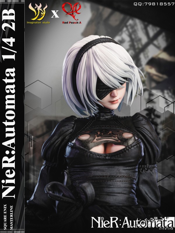 Imagination studio X Red Peach A NieR:Automata 2B Hot Sexy 1/4 Statue